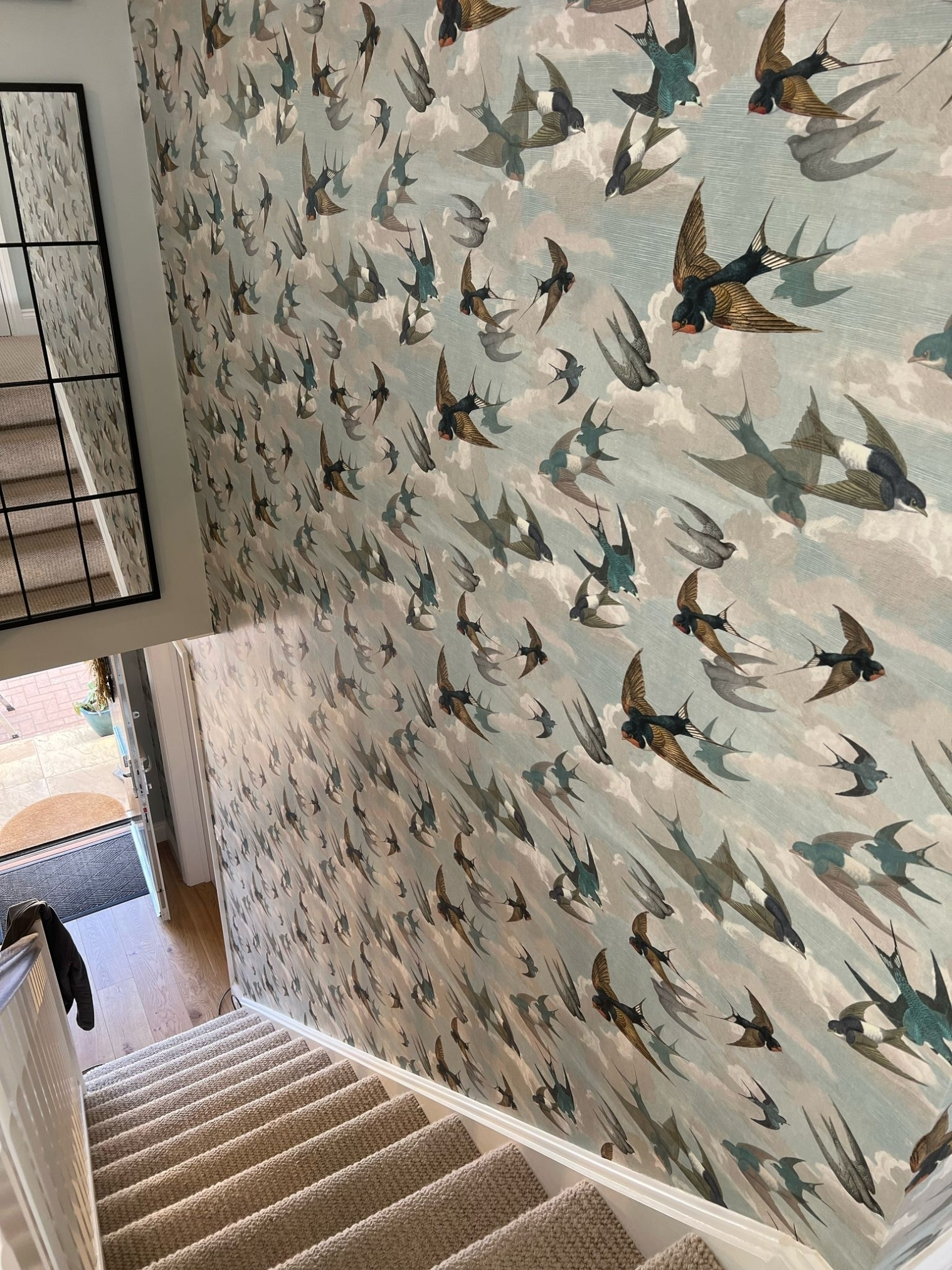 Wallpaper Hanging To Hallway In Tackley 05 Xlarge